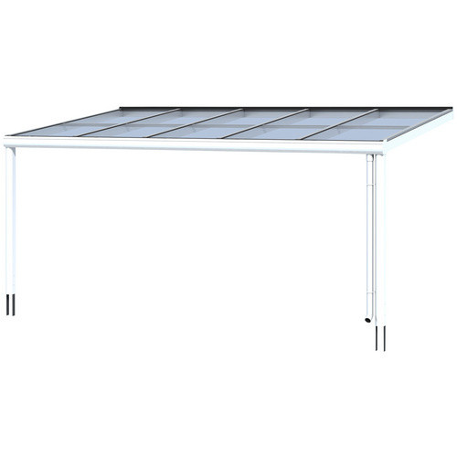 Skan Holz Terrassenüberdachung Modena aus Aluminium mit Verbund-Sicherheits-Glas in Weiß, B/T: 541 x 307 cm - Bild 3