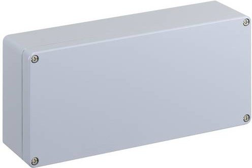 Spelsberg Universal-Gehäuse AL 3616-9 aus Aluminium, Grau, B/T/H: 36,0 x 16,0 x 9,0 cm - Bild 1