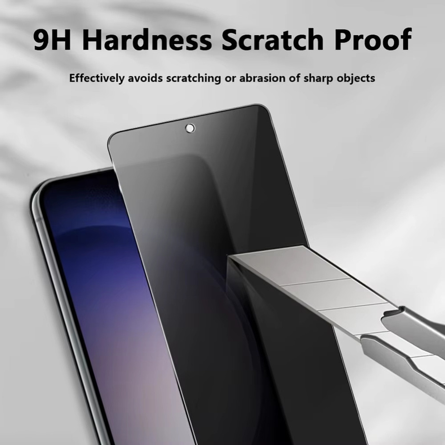 NNBILI 3er-Pack Sichtschutz-Displayschutzfolien aus gehärtetem Glas für Samsung Galaxy S26 S25 S24 Serie mit Unterstützung für Fingerabdruck-Entsperrung - Bild 5