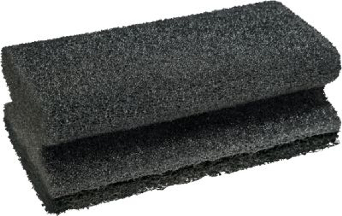 Scotch-Brite Grillschwamm für Grillroste und Öfen mit ergonomischen Griffrillen, schwarz, 1 Stück - Bild 2