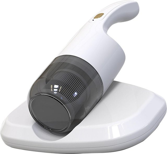 KONNWEI Kabelloser Handheld Matratzen-Staubsauger mit 350W Saugkraft und Vibrationsfunktion in Weiß - Bild 1