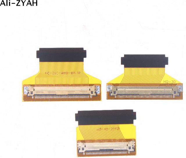 51PLVDS LED-Bildschirm EDP 30-Pin auf 40-Pin Konverterkabel 2-Kanal-Kabeladapter-Stecker in Gelb - Bild 1