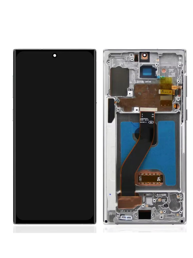 Samsung Note 10 N970 SM-N970F OLED Display mit Rahmen und LCD Touch Screen Digitizer in Schwarz - Bild 5