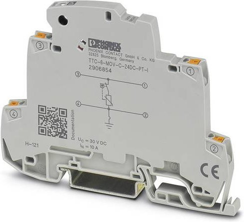 Phoenix Contact Überspannungsschutz-Ableiter TTC-6-MOV-C-24DC-PT-I, Grau - Bild 1