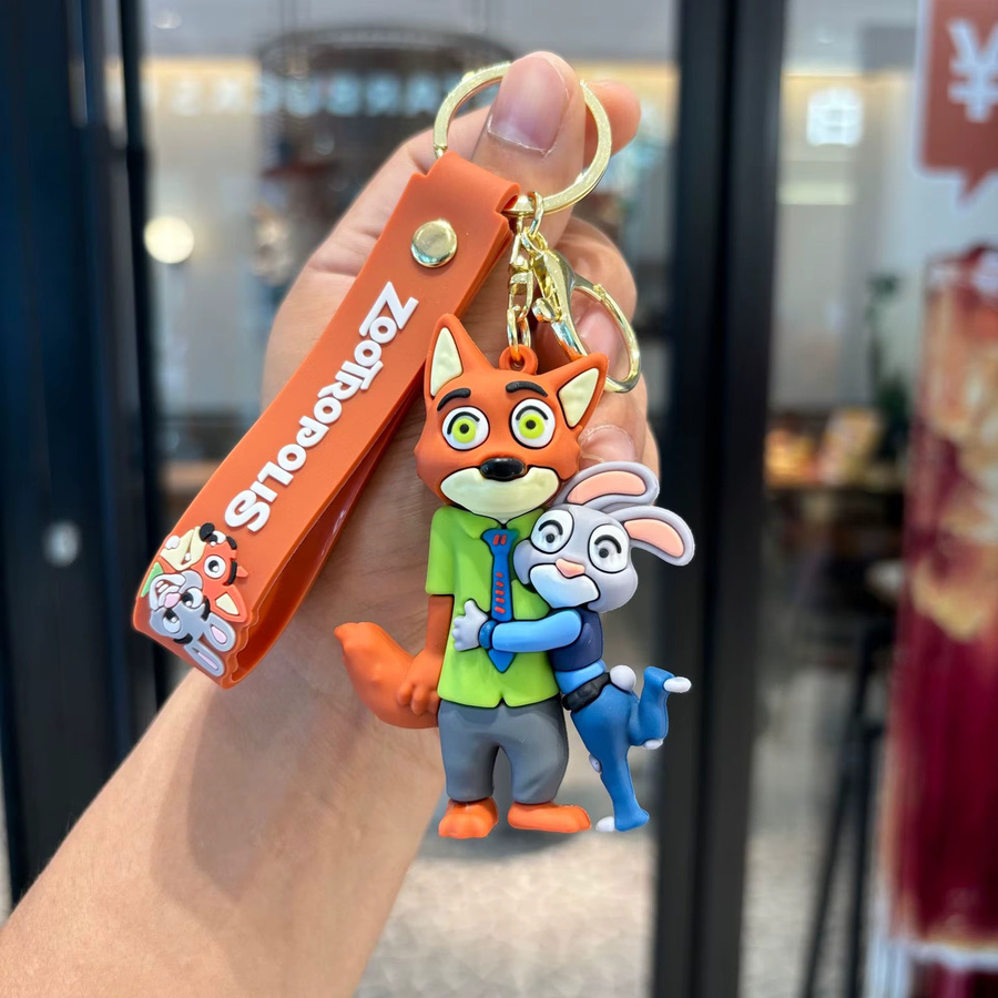 Bandai Zootopie Judy Nick Schlüsselanhänger, Zubehör - Bild 2