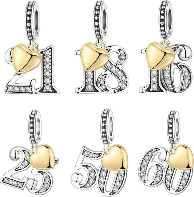 PANPOKI Perlenanhänger, 925 Sterling Silber, Unisex - Bild 1