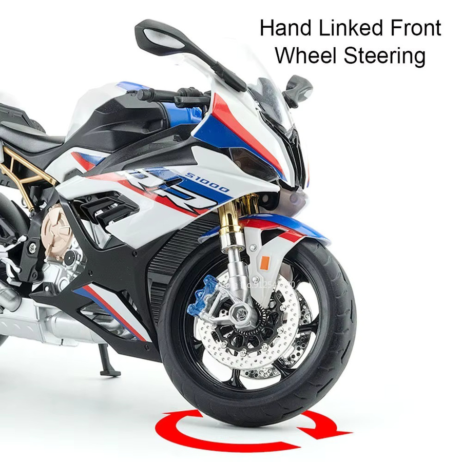 RMZ city Honda CBR1000 S1000RR Motorradmodell, Maßstab 1:9, Rot, Bunt / Mehrfarbig - Bild 3