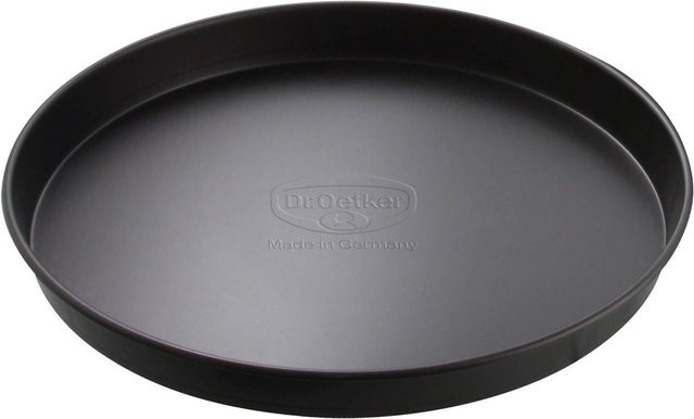 Dr. Oetker Pizzablech Tradition, rund, Schwarz, Durchmesser: 32 cm - Bild 1
