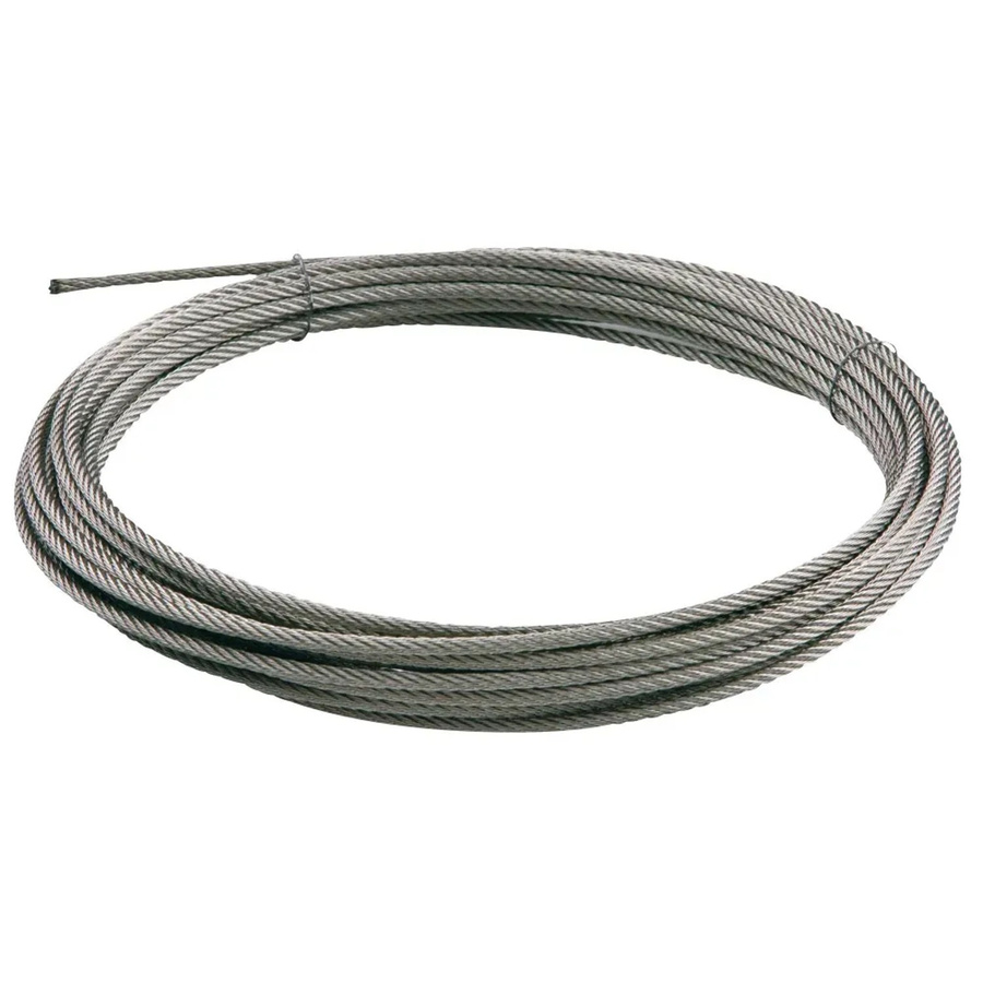 Dieda Drahtseil aus V4A Edelstahl in Silber, Durchmesser: 4 mm, Länge: 10000 mm - Bild 2