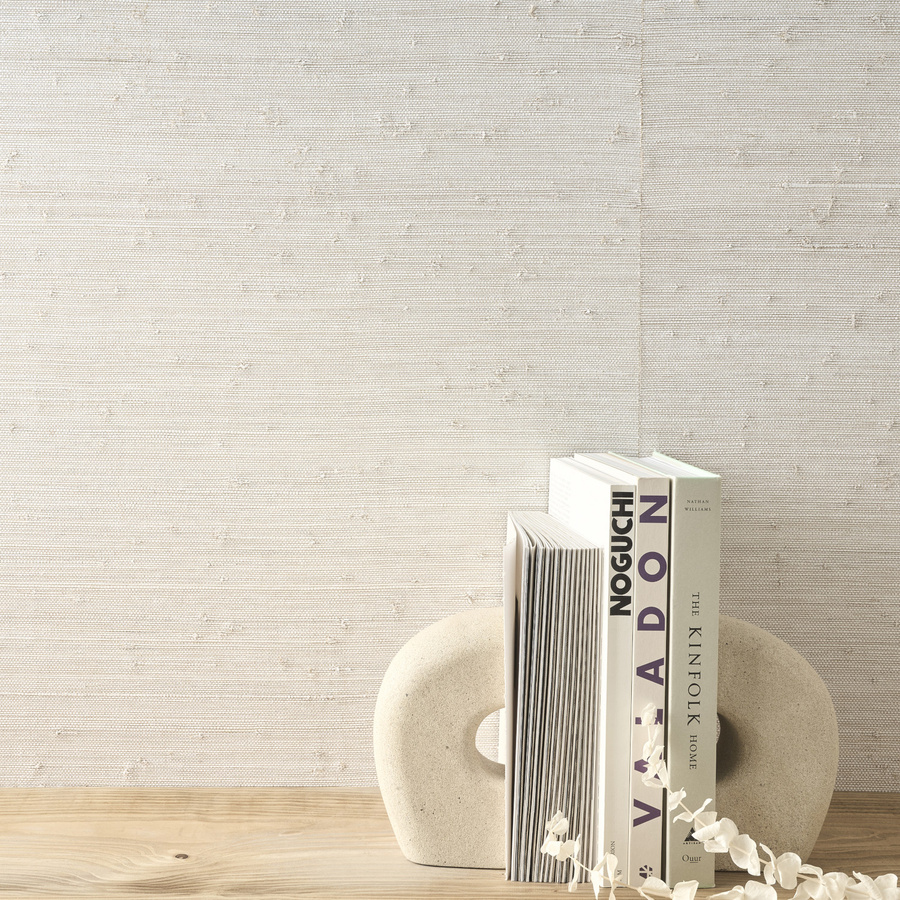 Omexco Tapete Anima PU211 in Beige und Weiß aus Vlies mit Natur-Design - Bild 1
