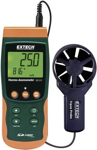 Extech Anemometer SDL310 in Orange mit Messbereich 0,4 bis 25 m/s - Bild 1