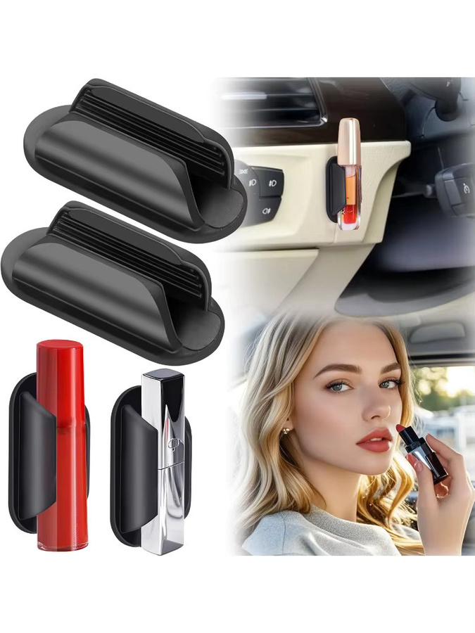 5 oder 10 Stück Elastische Silikon Stifthalter in Schwarz für Bleistifte, Make-up Pinsel und Marker als Desktop-Organizer - Bild 7