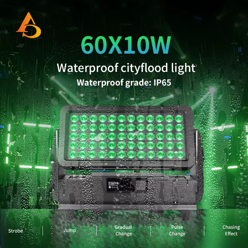 AICPOSE LED DMX 4in1 RGBW Wandfluter Außenbeleuchtung IP65 für Bühnen und Party-Licht - Bild 5