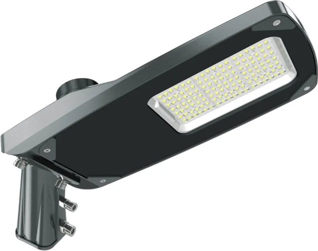 ENOVALITE LED Straßenleuchte PRO 30W 4500lm 3000K Warmweiß IP66 IK08 Dimmbar Schwarz Mastleuchte Außenstrahler - Bild 1