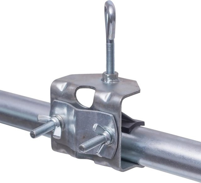 Videx Garden Sonnenschirmhalter Easyfix Typ H für Handläufe, Durchmesser: 35 mm, verzinkter Stahl, silber - Bild 1