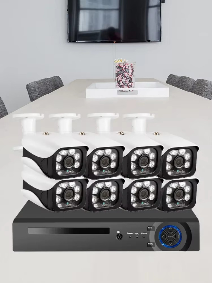 NINIVISION 8CH 4K 8MP PoE NVR Überwachungsset mit wasserdichten IP Bullet Kameras und Audio-Aufzeichnung - Bild 5