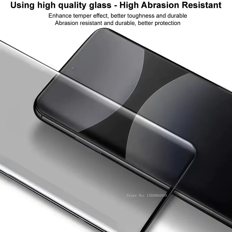 2 Stück Anti-Peep Privatsphäre Displayschutzfolien aus gehärtetem Glas für Xiaomi Redmi Note 12 Pro+ 5G, Redmi Note 13, 14 und 15 Pro Plus, transparent - Bild 2