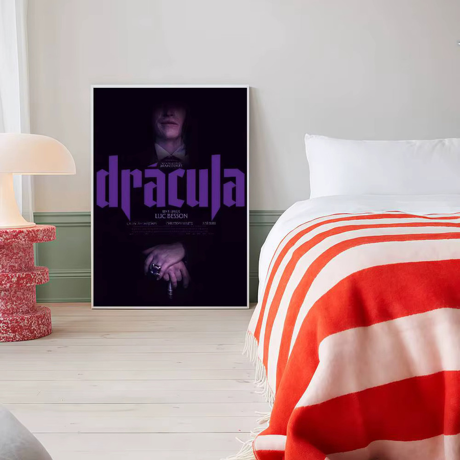 Selbstklebendes Poster Dracula A Love Tale im Vintage-Stil für deine Heimdekoration, B: 15,0 cm, H: 10,0 cm - Bild 3