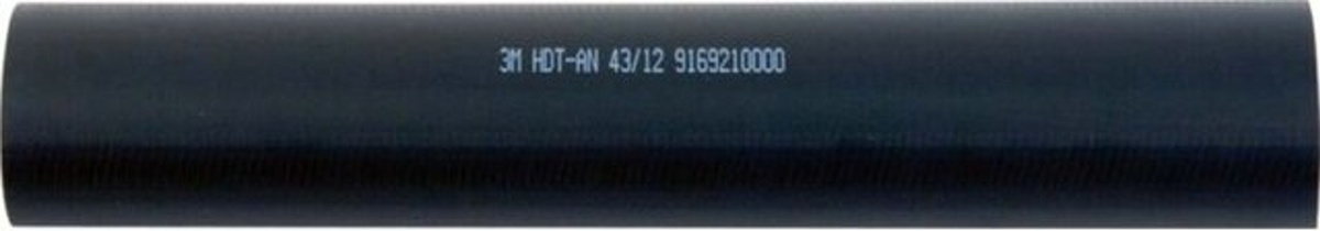 3M Wärmeschrumpfschlauch Schwarz 43 mm Durchmesser mit 12 mm Schrumpfdurchmesser Schrumpfrate 3:1 - Bild 2