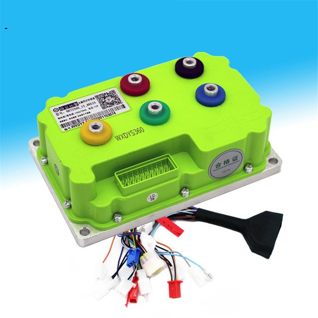 XMSJ ND72360 Sinuswellen-Vektor-Controller für schwache Magnetfelder, 48-72V, 190A/360A DC, mit Bluetooth-Debugging, Programmierbarer Motorcontroller, Grün - Bild 1