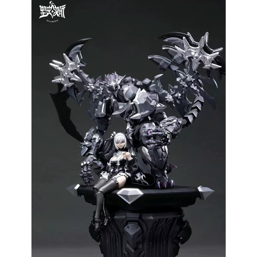 Soulingtoys The Sin of Dark Moon Goerder & Lilithia, Fantasy Mecha Girl, Plastikmodellbausatz, 1:12 Maßstab - Bild 2