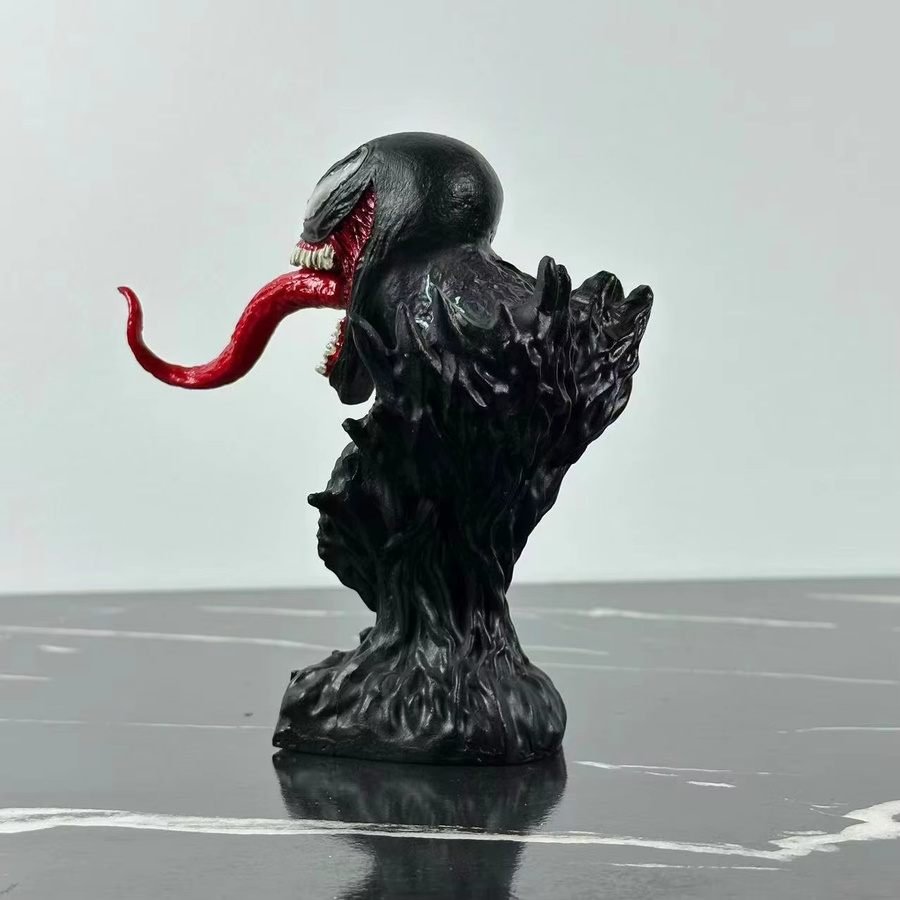 Hot Toys Venom Kopf Statue, Harz, 14cm, Einzelfigur - Bild 3