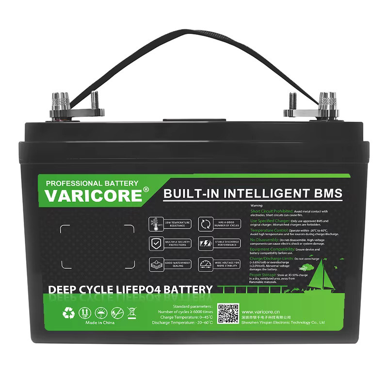VariCore LiFePO4 Batteriepack 12,8V 100Ah in Schwarz inklusive 14,6V 10A Ladegerät - Bild 5