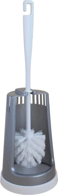 Bürstenmann WC-Garnitur in Silber und Weiß - Bild 1