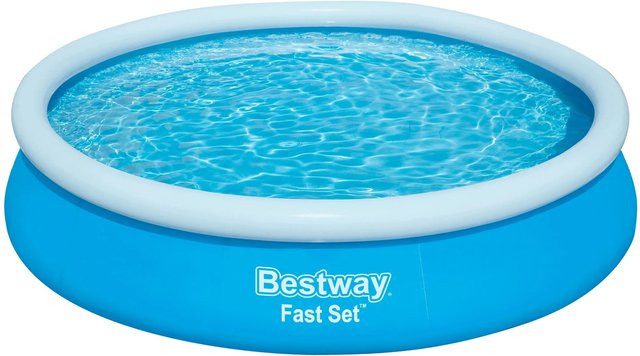 Bestway Fast Set Aufstellpool rund Blau Durchmesser: 366 cm, Höhe: 76 cm - Bild 1