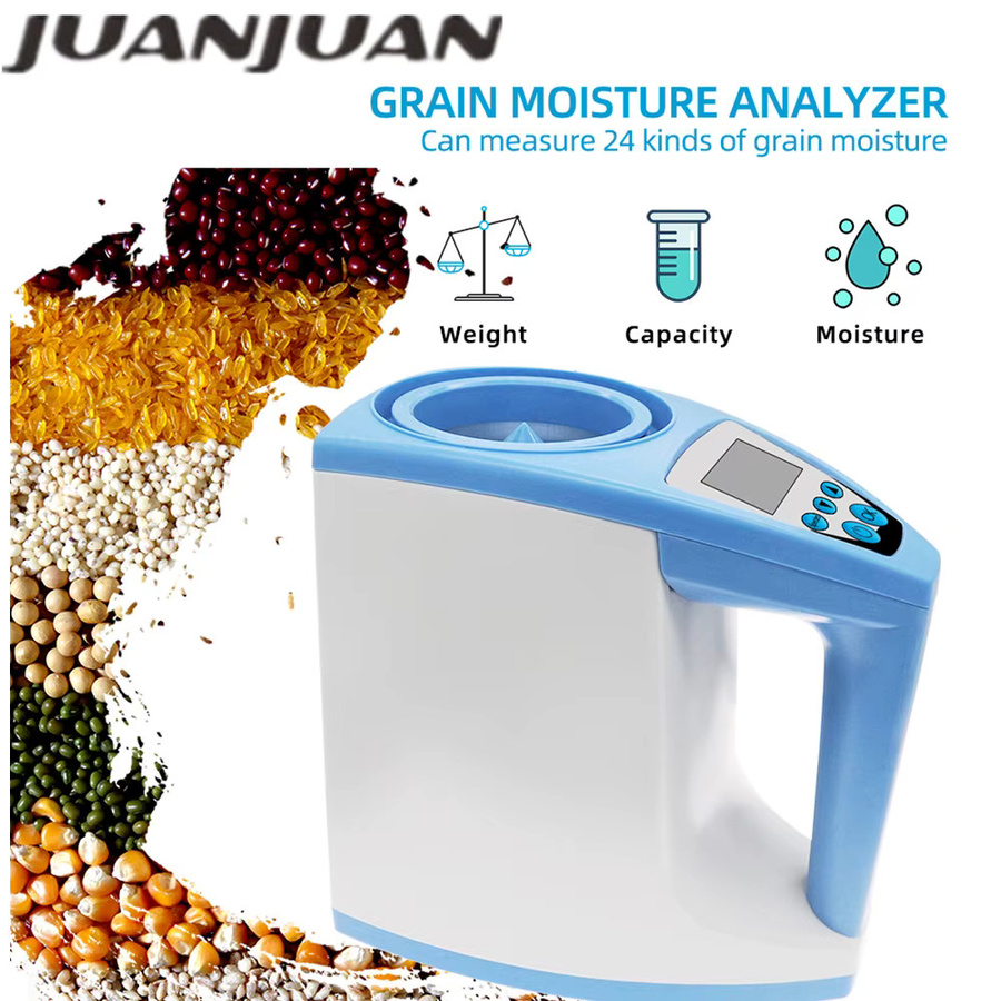 Digitaler Getreide Feuchtigkeitstester von JUANJUAN in Blau für Mais, Weizen, Reis und Erdnüsse - Bild 2