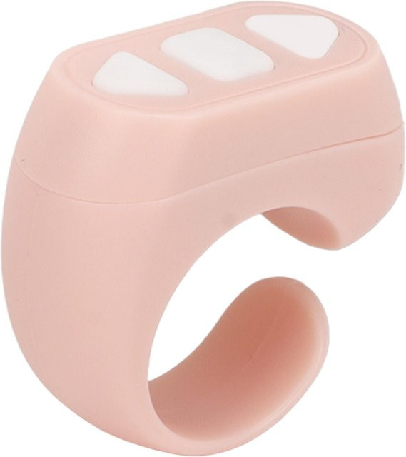 CosyHome Bluetooth-Fernbedienung als Ring für App Page Turner und TV in Rosa - Bild 1