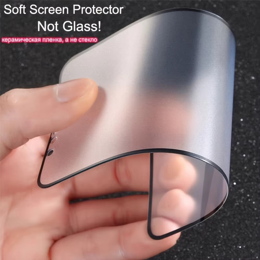 NNBILI 4er-Pack Matte Keramikfolie Displayschutz für iPhone 17 16 15 14 13 12 11 Pro Max mit Blendschutz und Anti-Fingerabdruck-Funktion - Bild 3