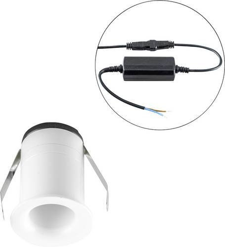 EVN C44030102 LED-Einbauleuchte in Weiß, 3W, rund, modern - Bild 1