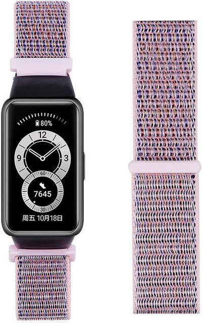 Uhrenarmband Nylon, Rosa, Unisex - Bild 1