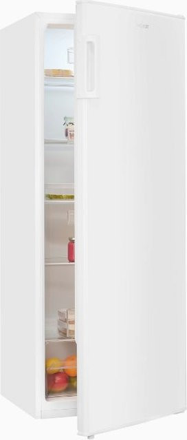 Exquisit KS320-V-H-040D Vollraumkühlschrank in Weiss mit LED-Innenbeleuchtung und umkehrbarer Tür - Bild 1