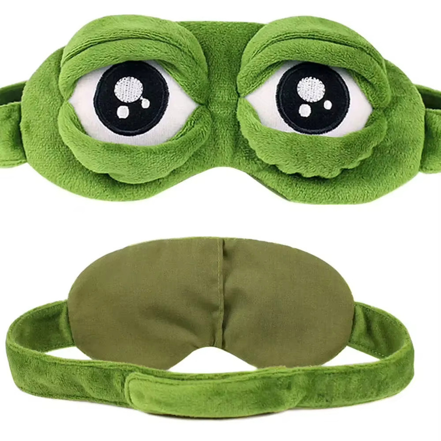 Hirigin Augenmaske, Unisex, Cartoon Frosch - Bild 4