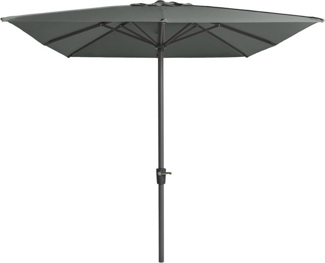 VEGA Gastro Sonnenschirm Siroc quadratisch in Anthrazit mit Aluminiumgestell und Polyesterbespannung, B/T/H: 200 x 200 x 227 cm - Bild 1
