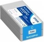 Epson SJIC22P Cyan Tintenpatrone für Epson TM-C3500 - Bild 1