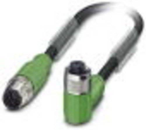 Phoenix Kontakt SAC-4P-M12MS/ 1,5-PUR/M12FR SH Kabel mit 4 Polen in Grün - Bild 1