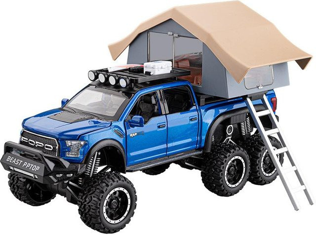 Binchi Keji Travel Camping Wohnmobil, Modellfahrzeug, 1:24 Maßstab, mit Licht und Ton, ab 6 Jahren - Bild 1