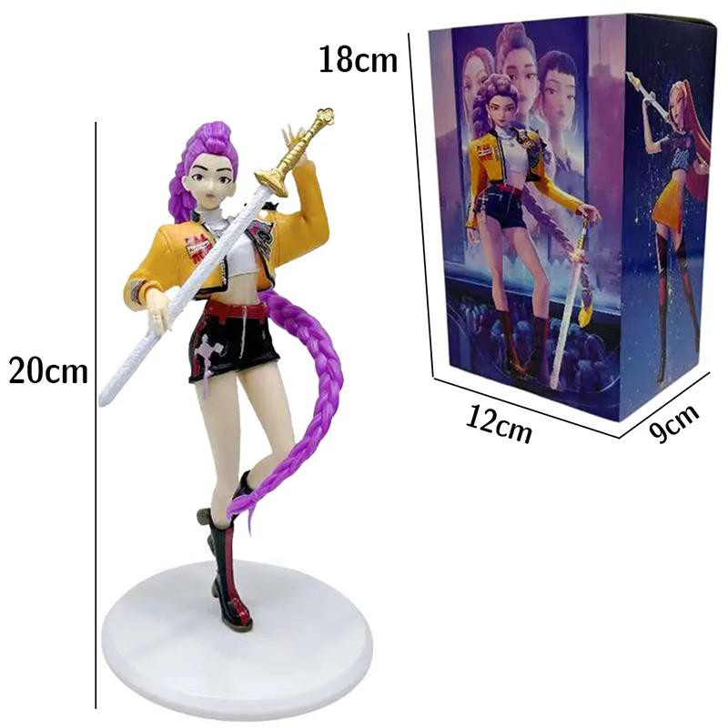 Fashnics Anime KPop Teufelsjäger Rumi Puppe aus Vinyl mit Maske und Box, Höhe: 20 cm - Bild 3