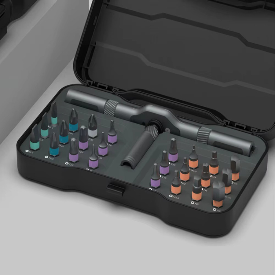 PINTUDY 24-in-1 Ratschenschraubendreher-Set mit magnetischen Präzisions-Bits für Heimwerker und Reparaturen - Bild 4