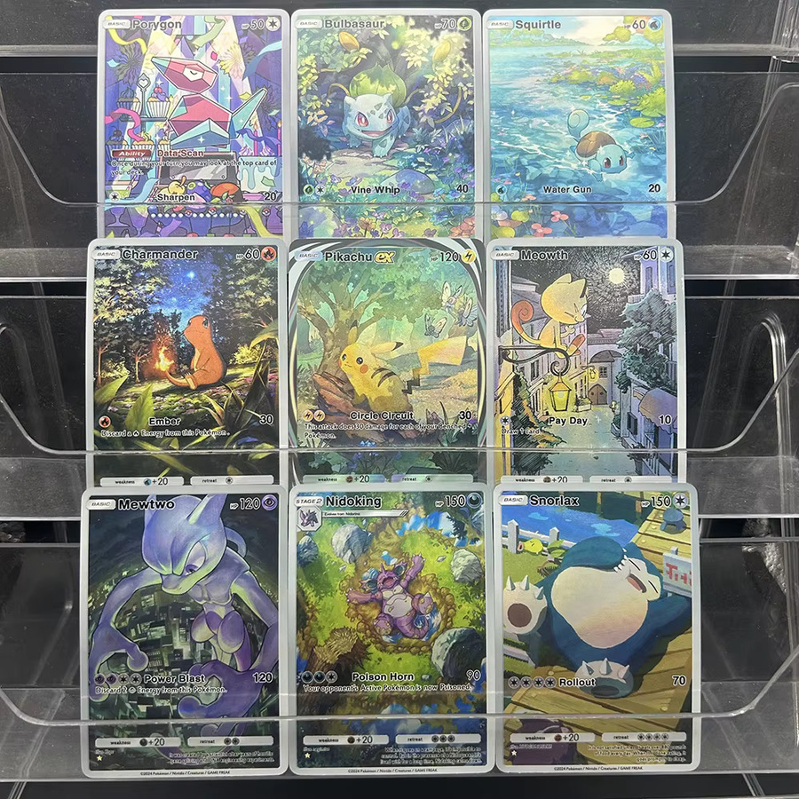 Keeppley Pokémon Sammelkarten-Set, 9-teiliges Set, bunt - Bild 2