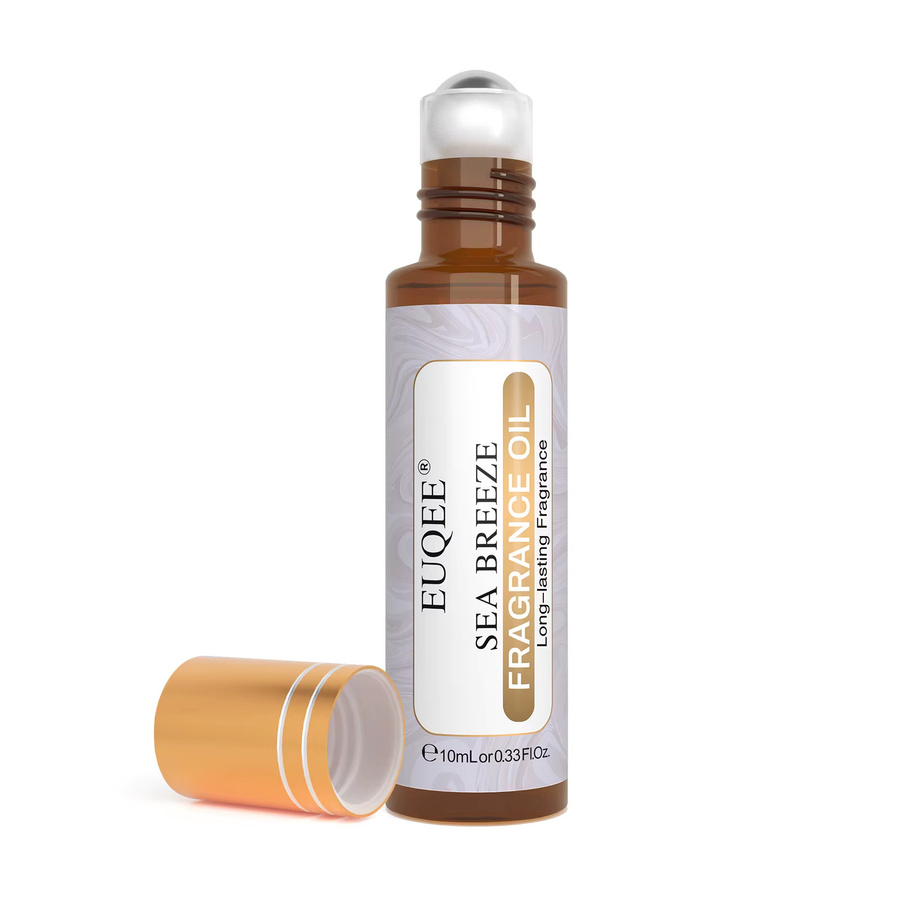 EUQEE Roll-On Duftöl 10ml mit verschiedenen Duftrichtungen wie Meeresbrise, Weißer Moschus, Kokosnuss, Vanille, Kaugummi, Grüner Tee und Amber - Bild 2