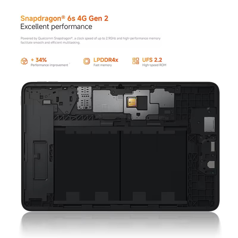 Xiaomi Redmi Pad 2 Tablet mit 9,7 Zoll 2K 120Hz Display, Snapdragon 6s Gen 2, 4G LTE, 7600mAh Akku und 8MP Kamera in Silber - Bild 4
