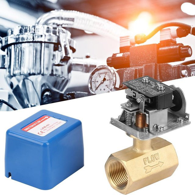 Koogeelife Wasserströmungsschalter RC1 in Blau mit 250V 15A und 1.0MPa SPDT-Kontakten für Brandbekämpfung und Klimaanlagen - Bild 1