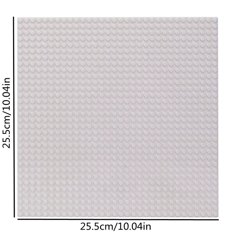 Supfy Bausteine Grundplatte, 14 Farben, 32 x 32 Punkte, doppelseitig - Bild 2