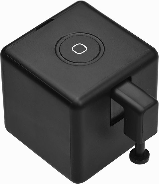 Adaprox Mini BT Fingerbot Home Automation Controller mit Touch-Taste in Schwarz zur APP- und Sprachsteuerung - Bild 1