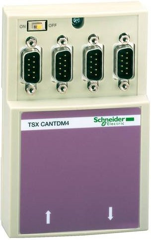 Schneider Electric TSXCANTDM4 Erweiterungsmodul in Weiß - Bild 1