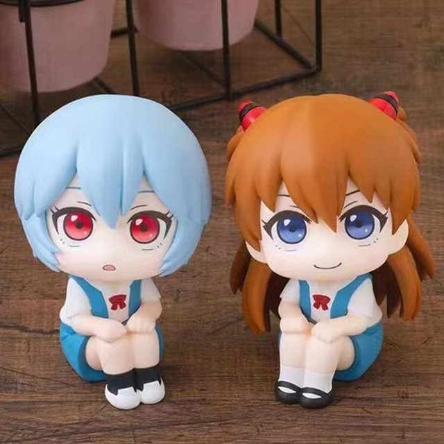 Bandai Evangelion Ayanami Rei Souryuu Asuka Langley Look Up, Action Figur, Einzelfigur, Kunststoff, Bunt / Mehrfarbig - Bild 1